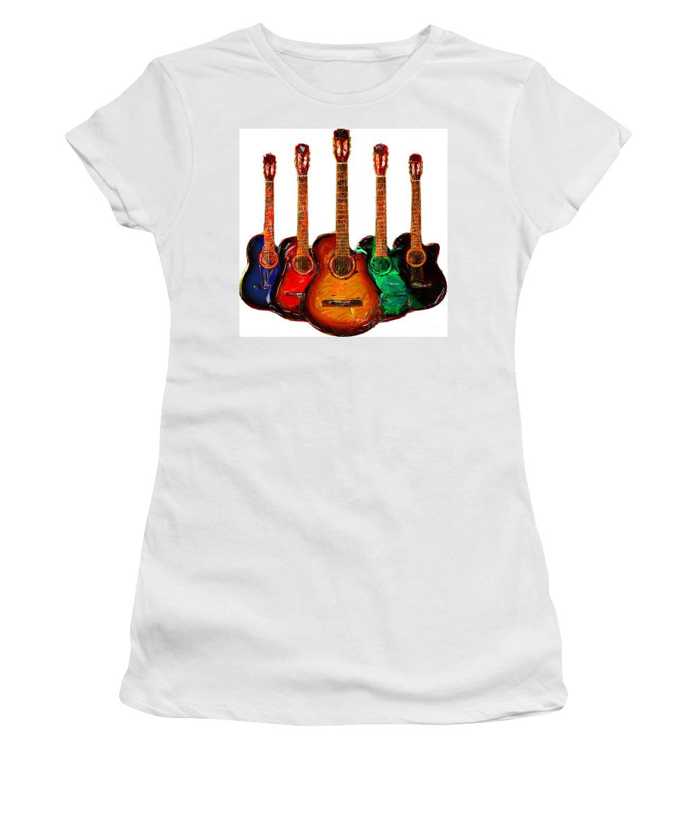 T-shirt pour femme (coupe junior) - Collection Guitare