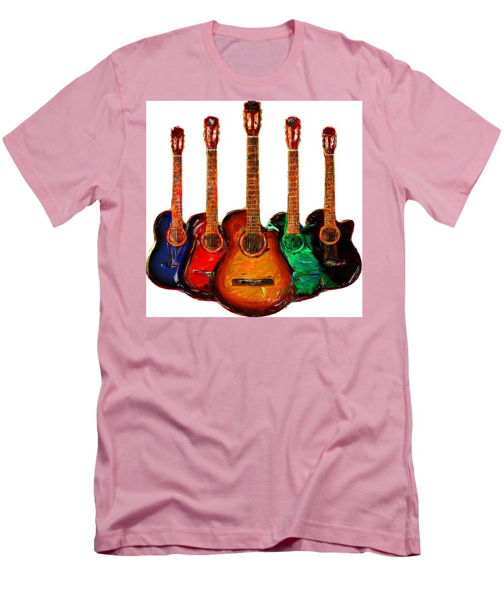 T-shirt pour homme (coupe ajustée) - Collection Guitare