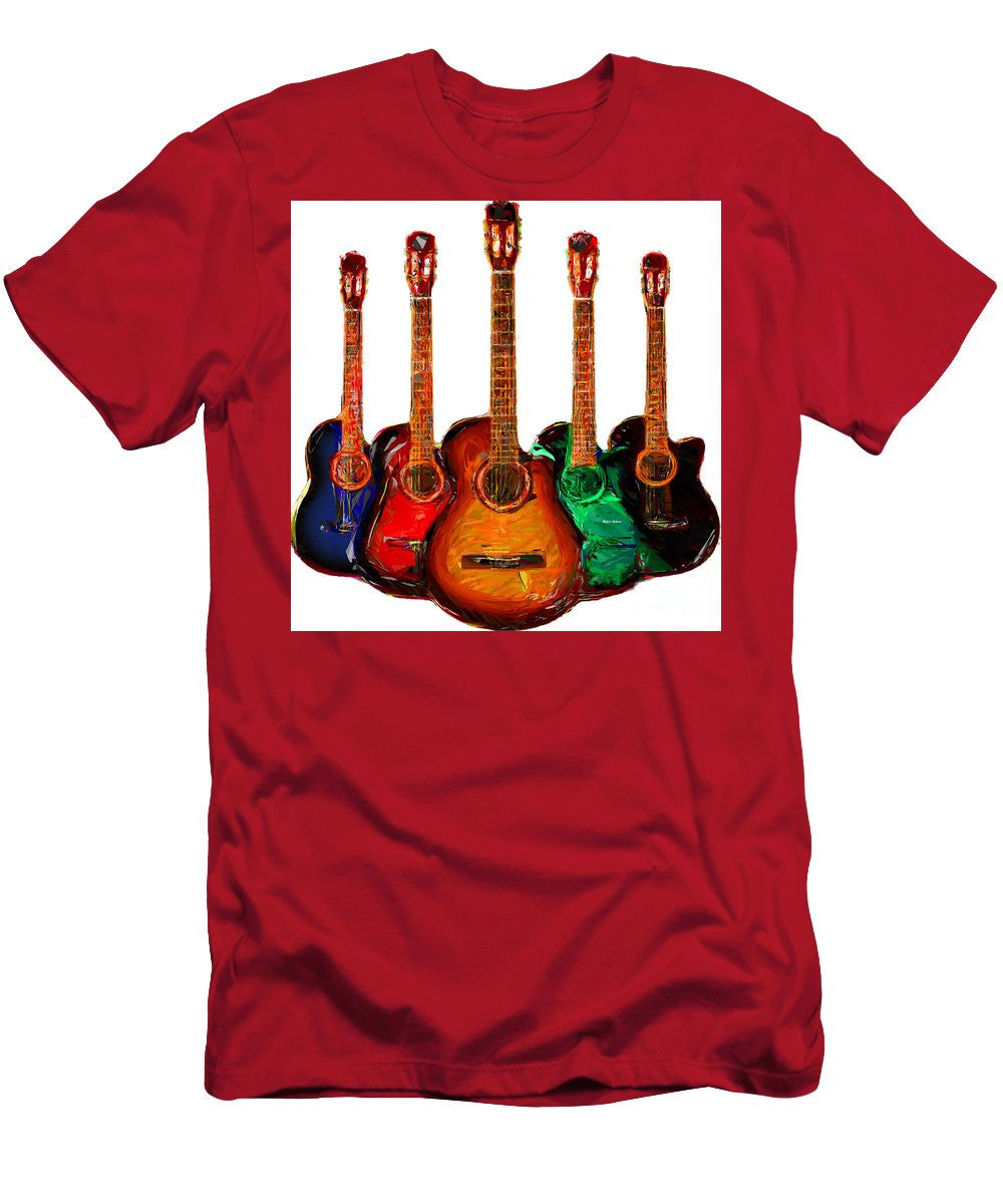 T-shirt pour homme (coupe ajustée) - Collection Guitare