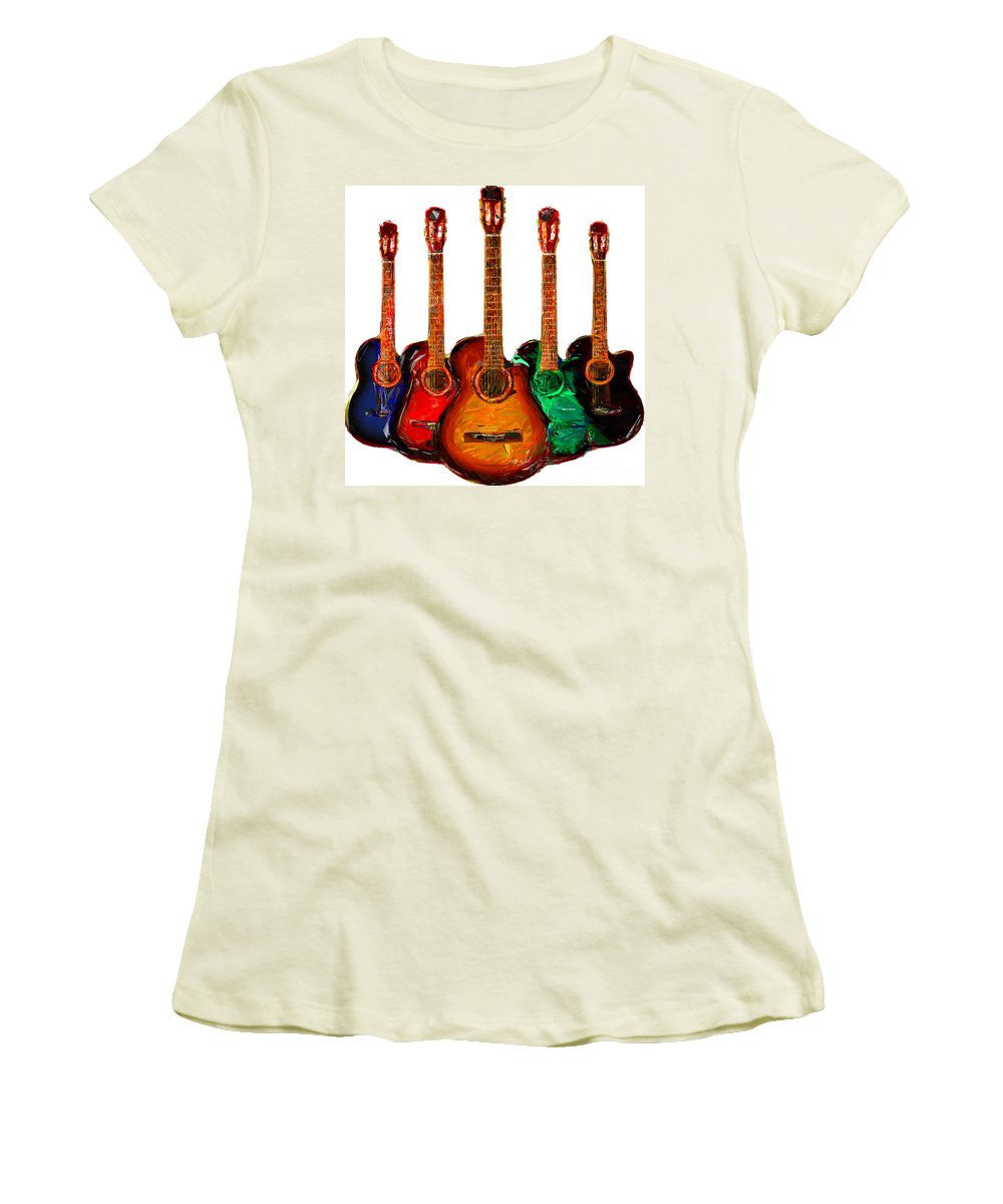 T-shirt pour femme (coupe junior) - Collection Guitare