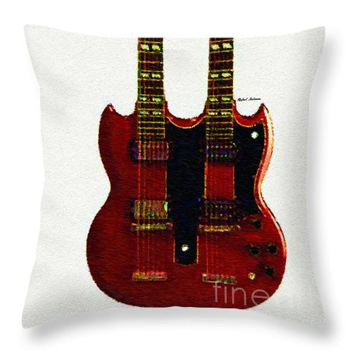 Coussin décoratif - Duo de guitares 0819