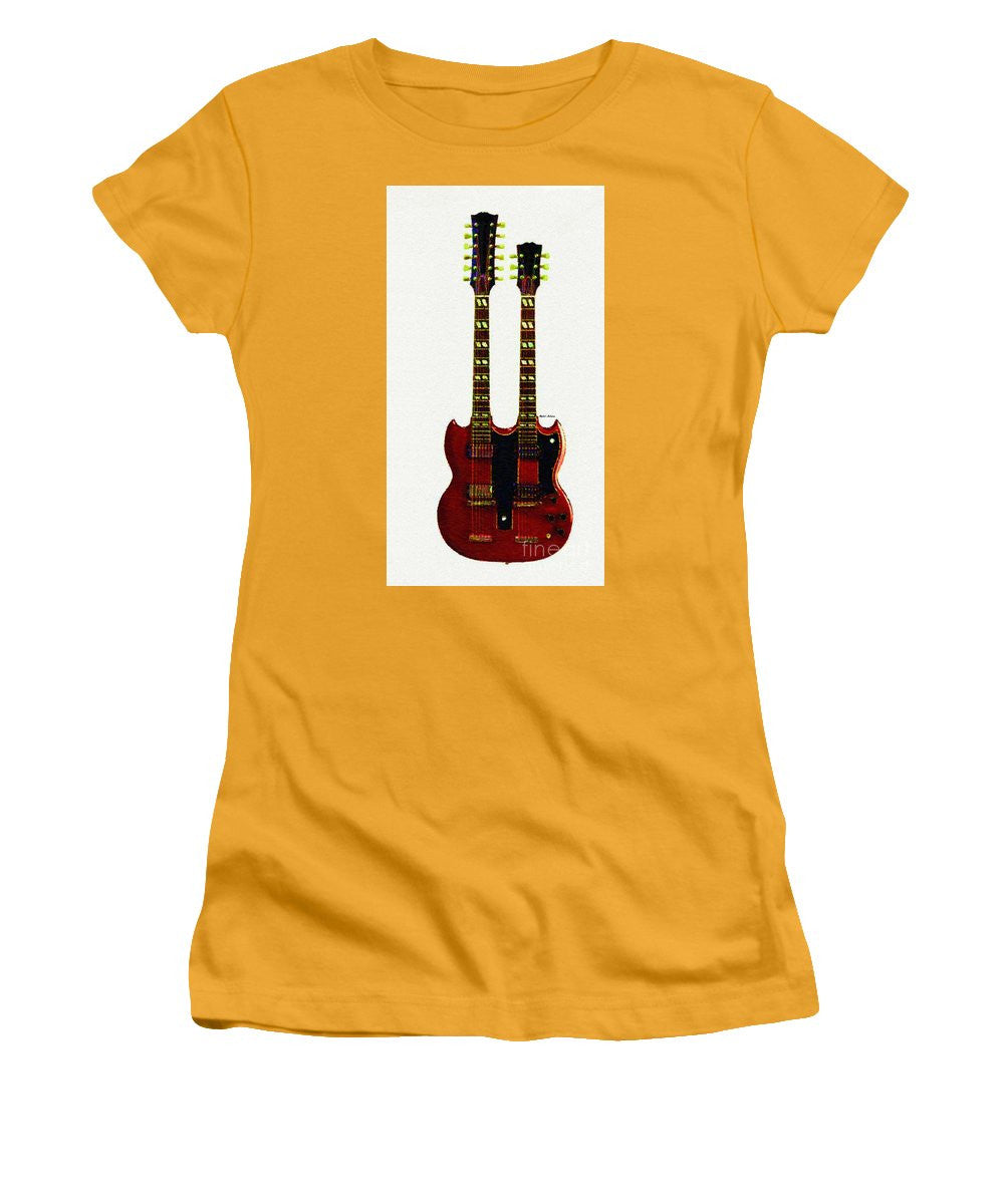 Women's T-Shirt (Junior Cut) - Guitar Duo 0819