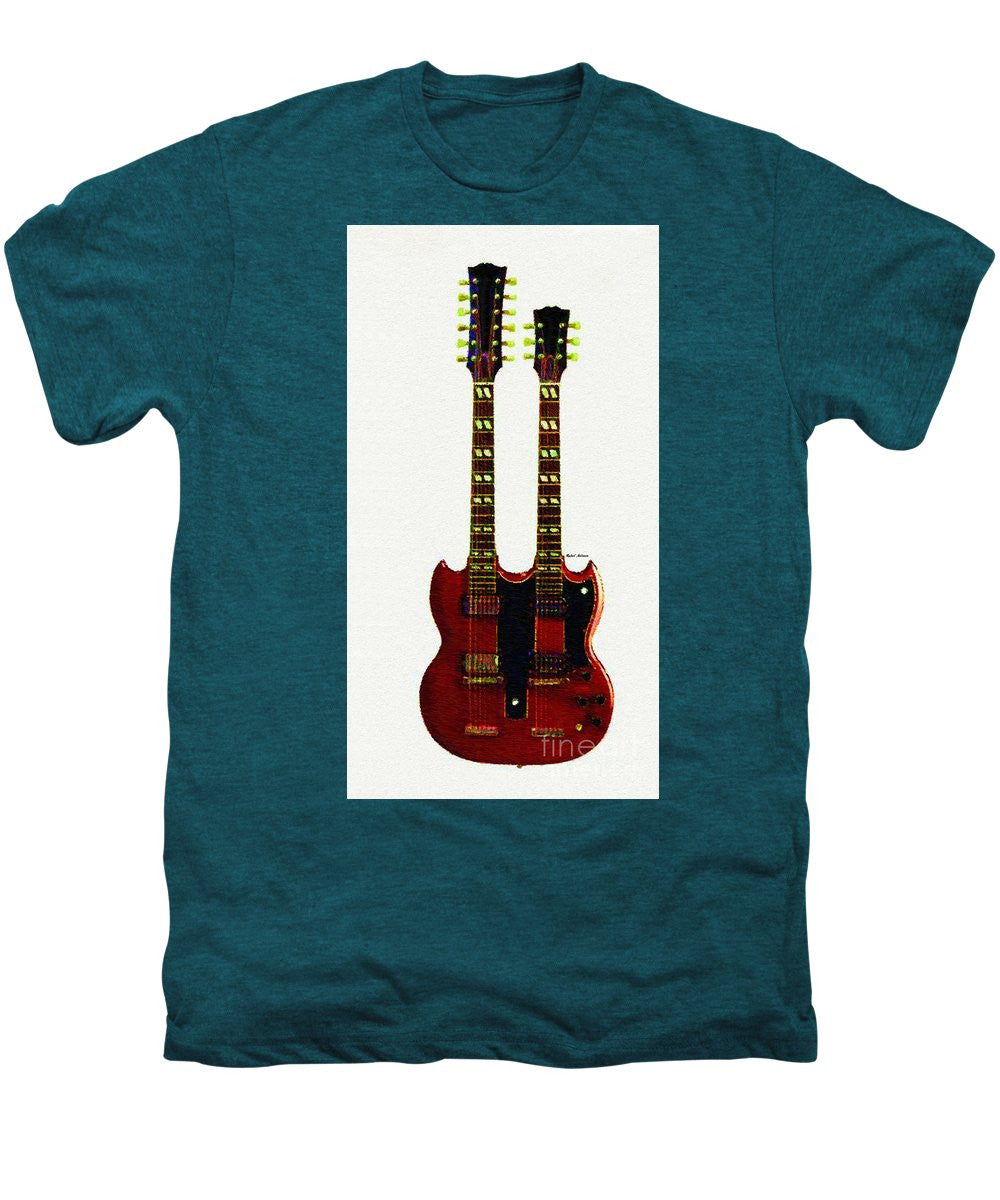 Men's Premium T-Shirt - Guitar Duo 0819