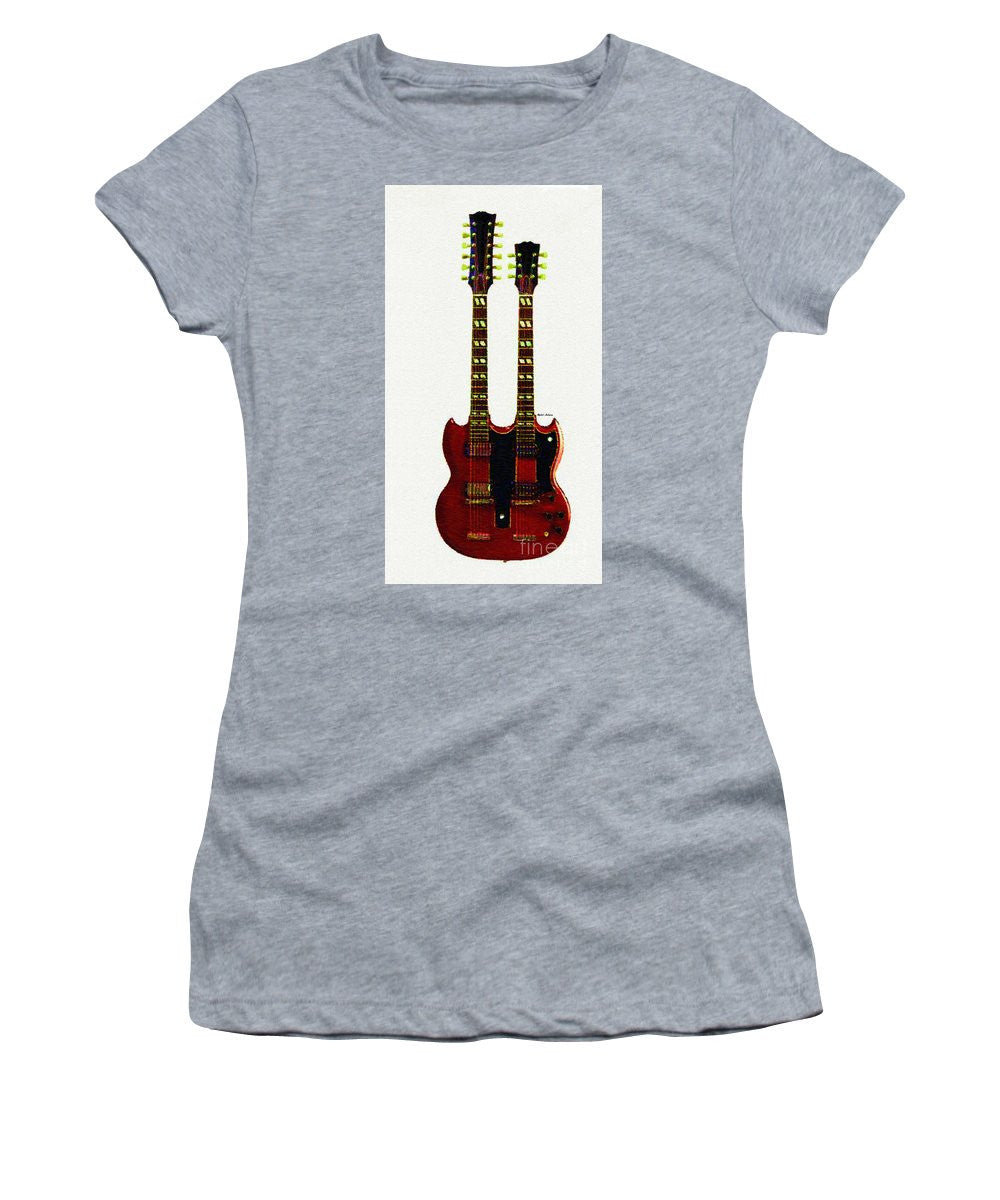 Women's T-Shirt (Junior Cut) - Guitar Duo 0819