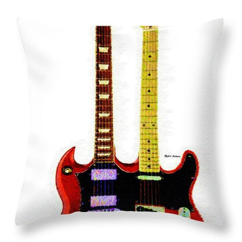 Coussin décoratif - Duo de guitares