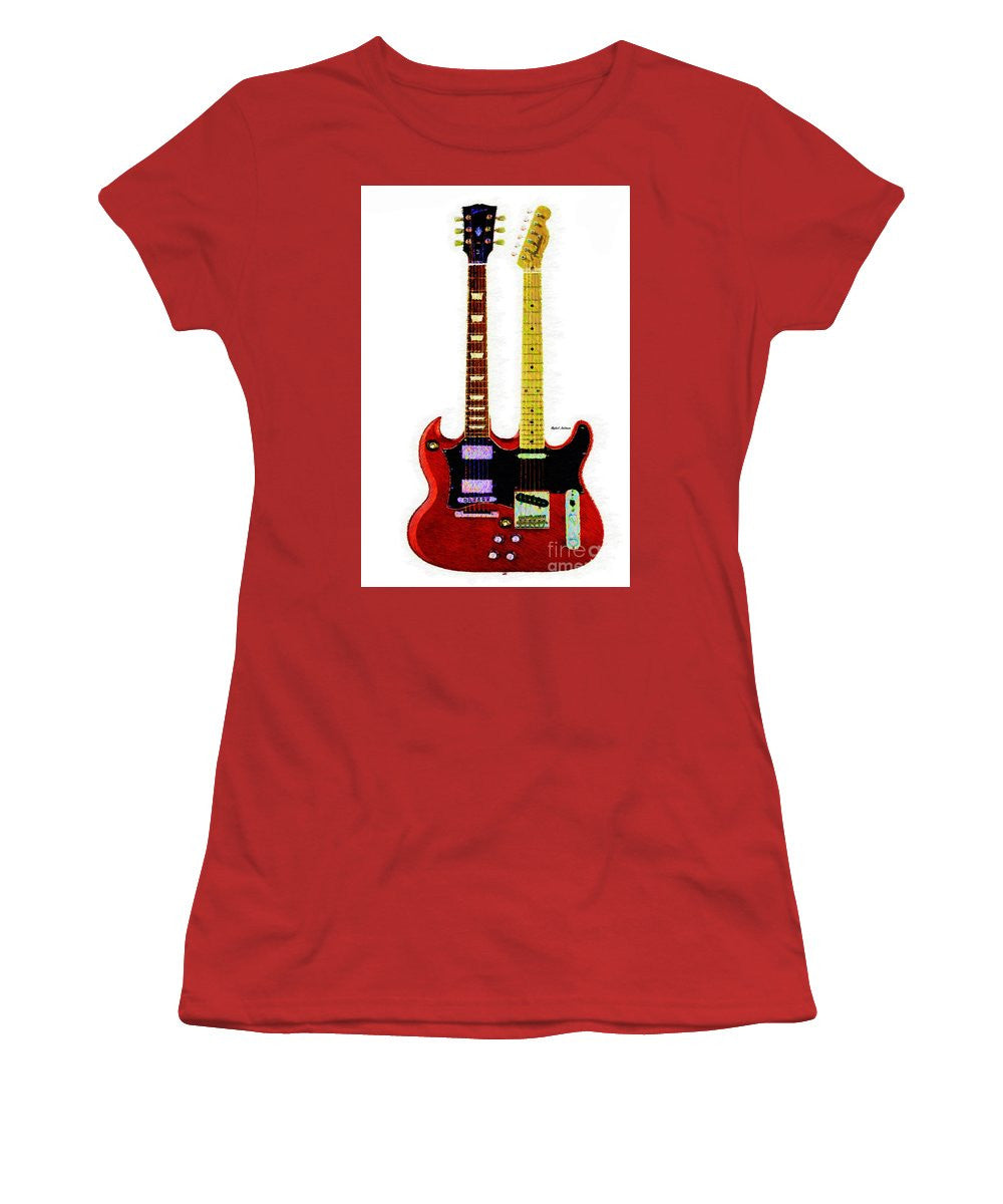 Women's T-Shirt (Junior Cut) - Guitar Duo