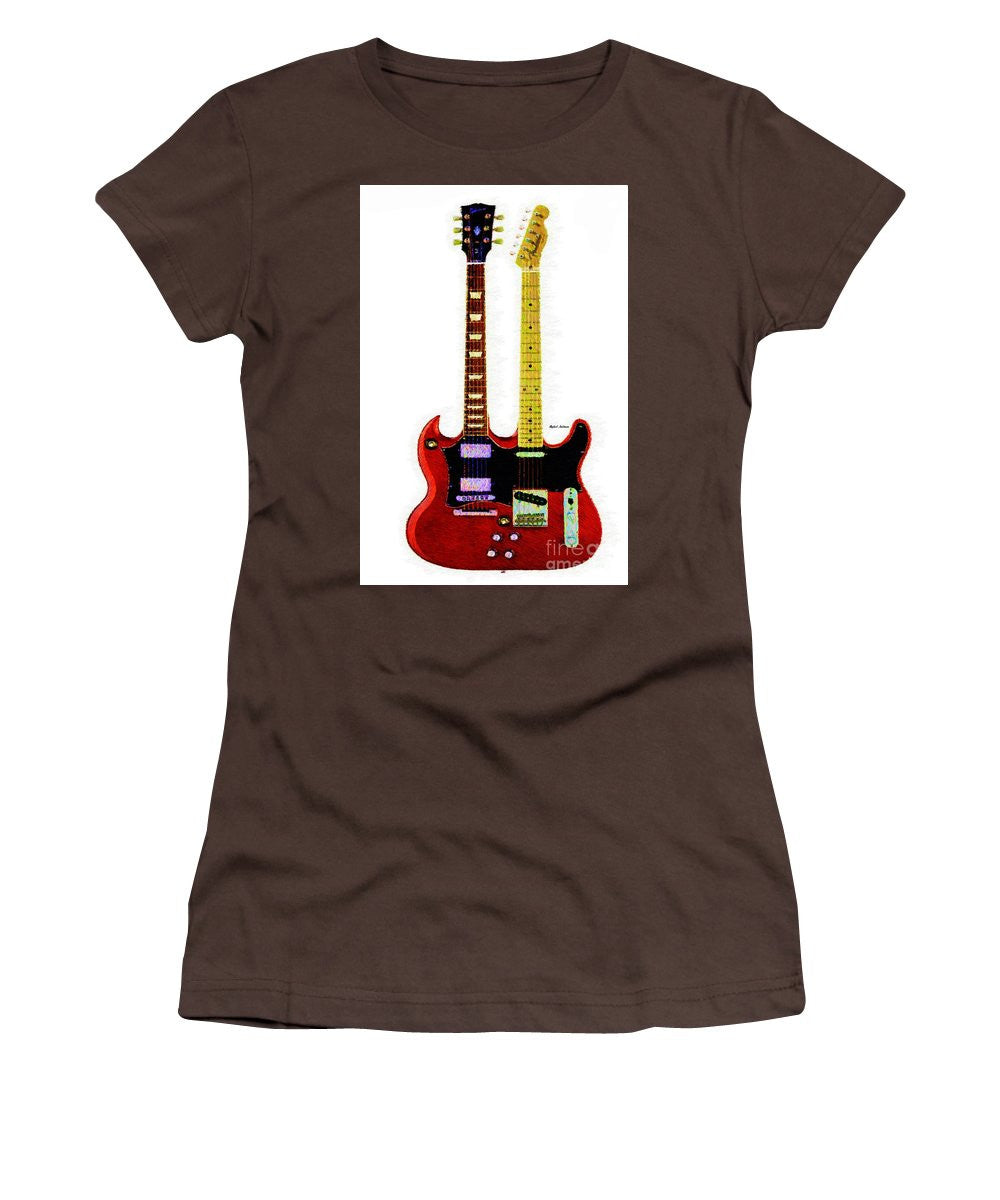 Women's T-Shirt (Junior Cut) - Guitar Duo