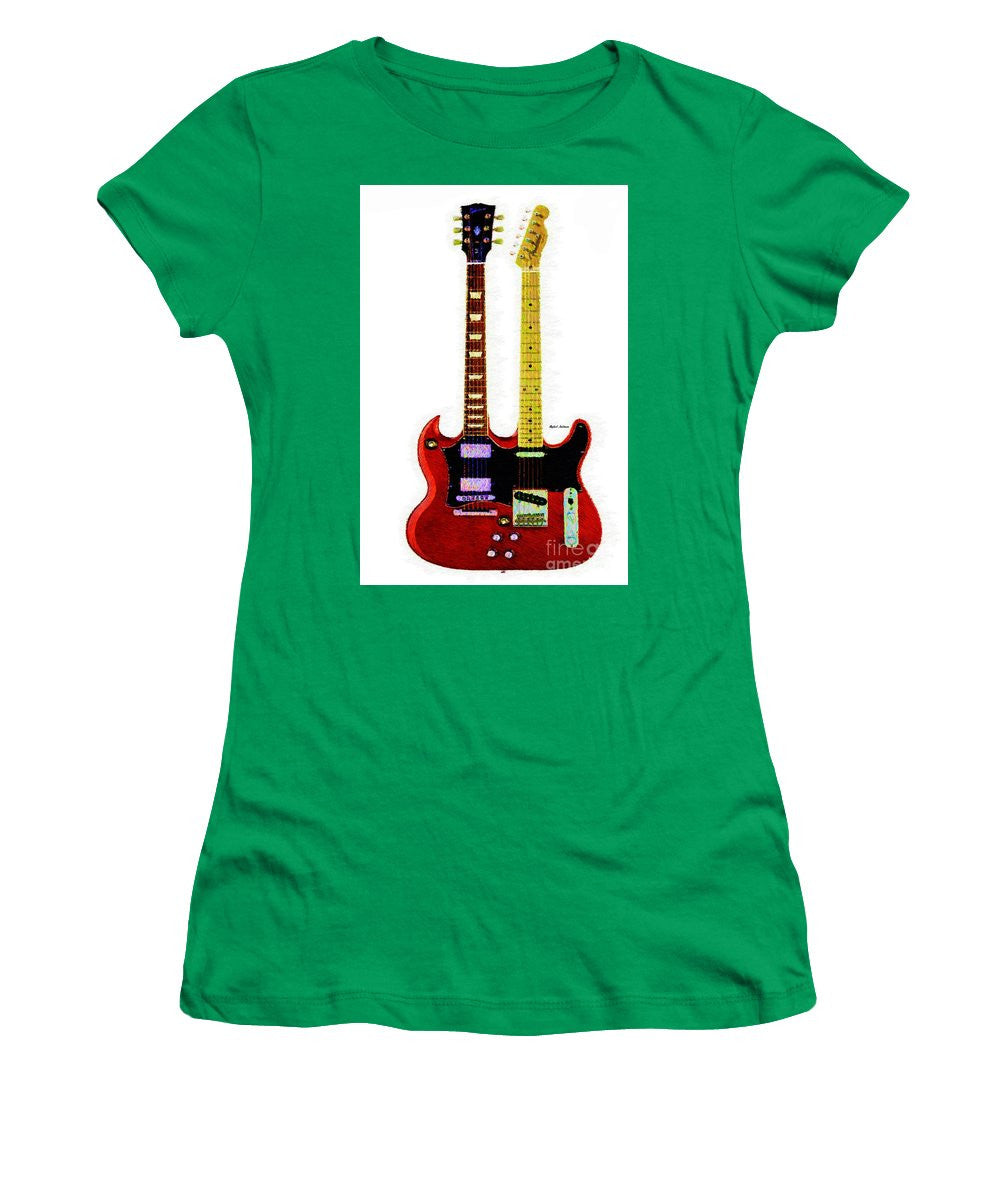 Women's T-Shirt (Junior Cut) - Guitar Duo