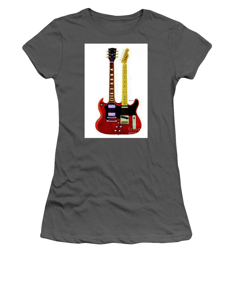 Women's T-Shirt (Junior Cut) - Guitar Duo