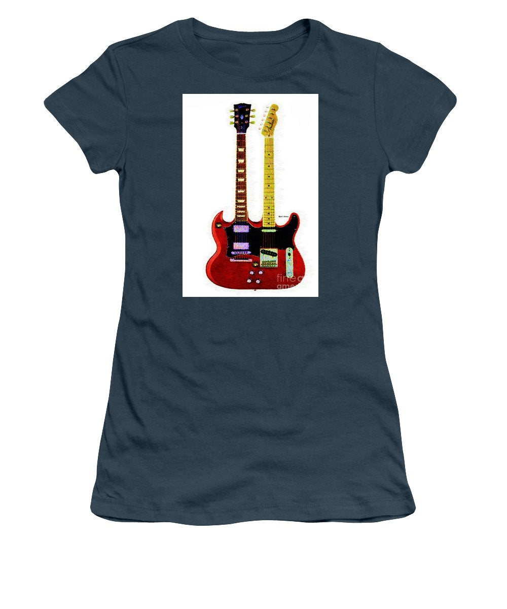 Women's T-Shirt (Junior Cut) - Guitar Duo