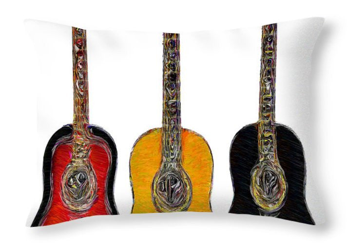 Coussin décoratif - Trio de guitares