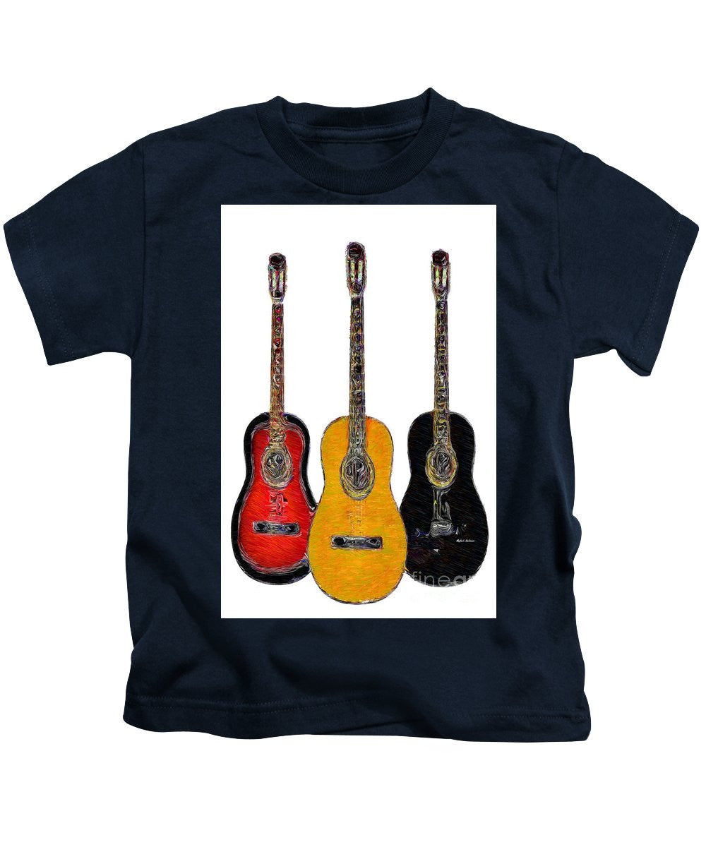 T-shirt pour enfant - Trio de guitares