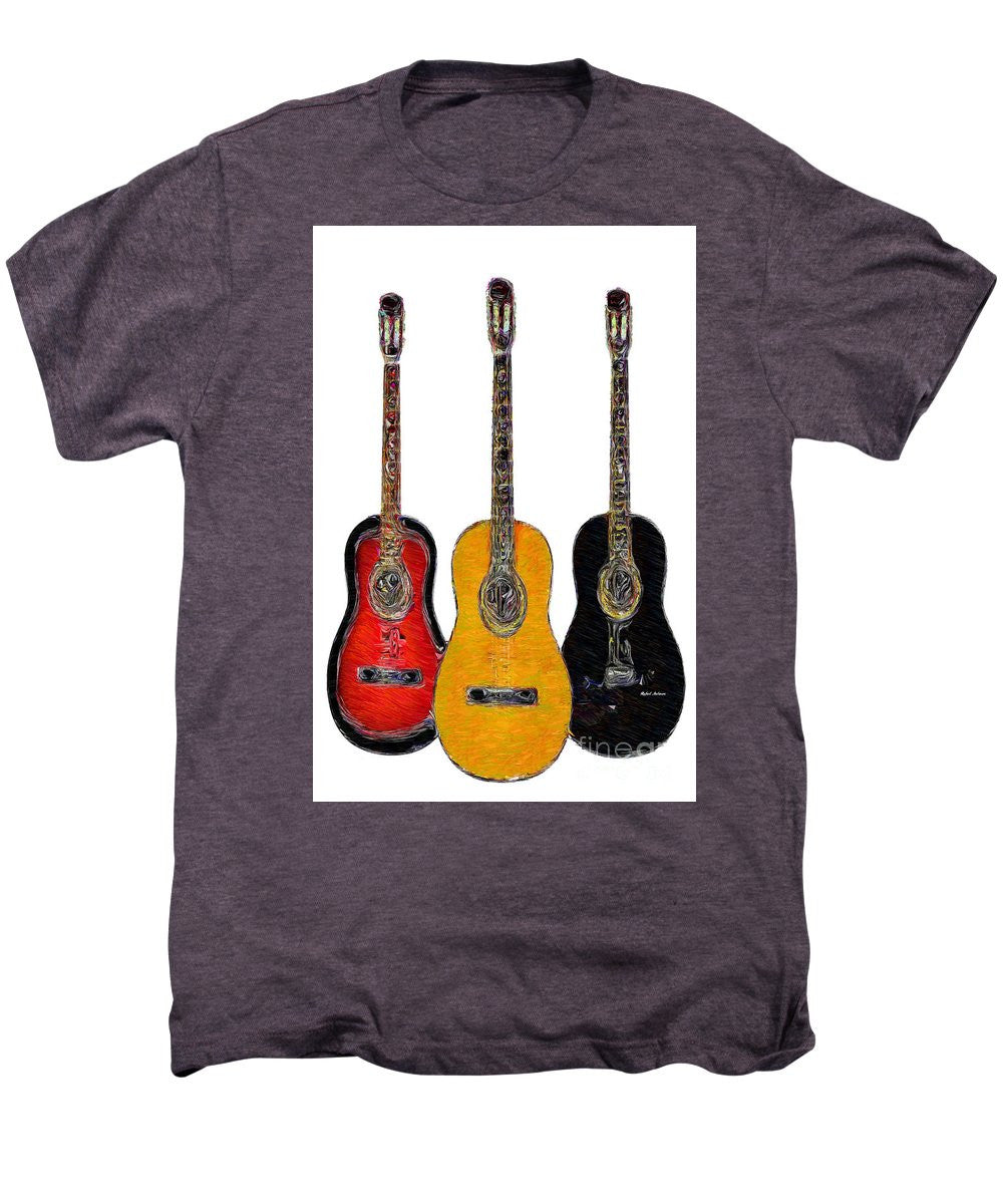 T-shirt Premium pour homme - Trio de guitares