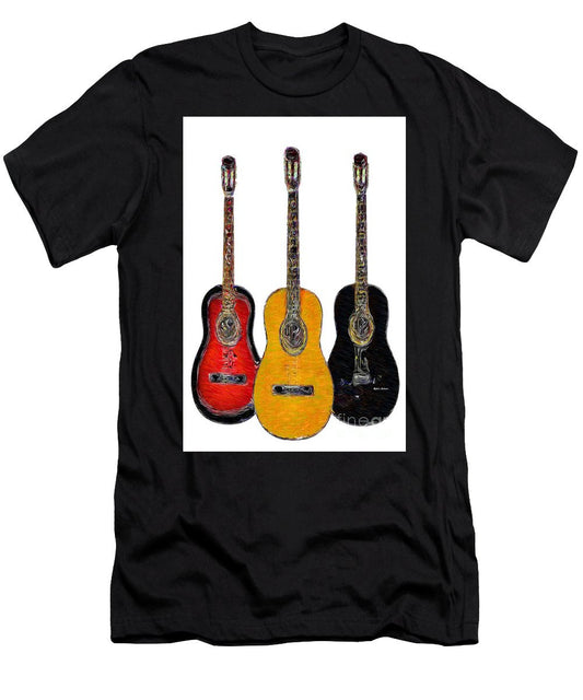 T-shirt pour homme (coupe ajustée) - Trio de guitares