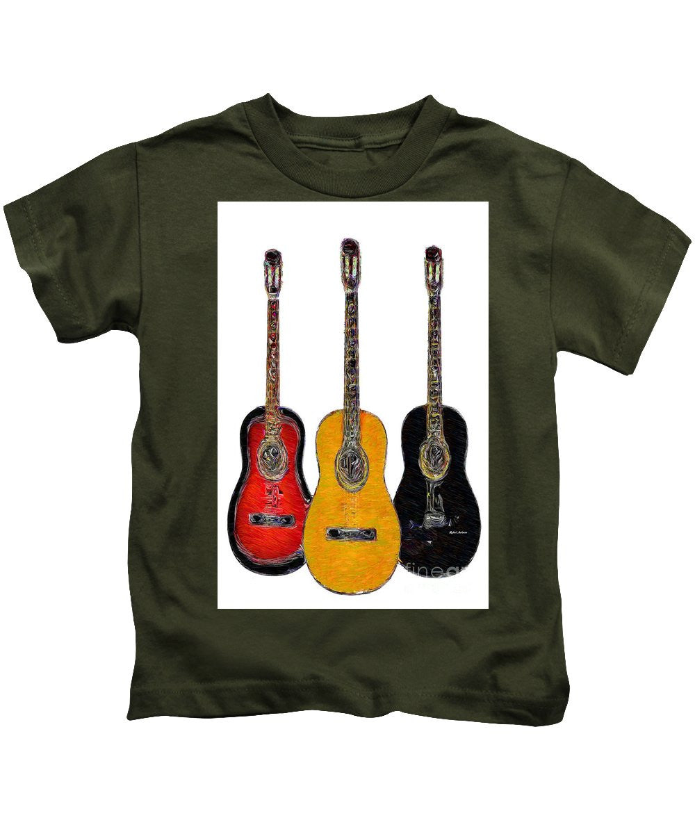 T-shirt pour enfant - Trio de guitares