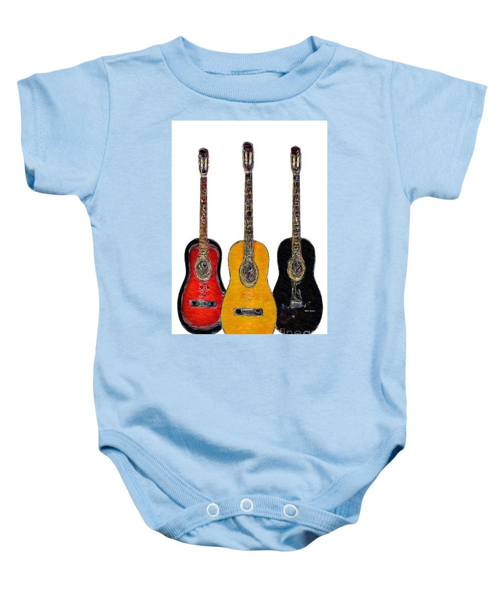 Grenouillère pour bébé - Trio de guitares