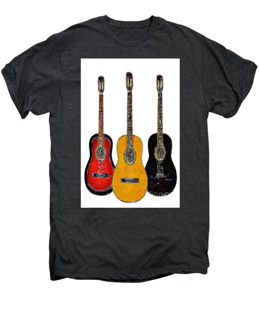 T-shirt Premium pour homme - Trio de guitares