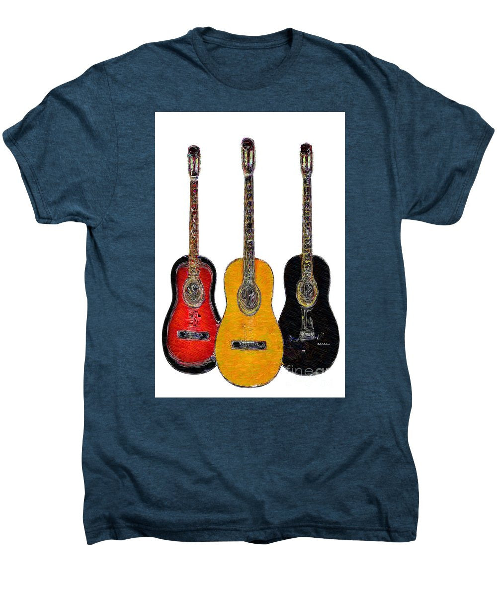 T-shirt Premium pour homme - Trio de guitares