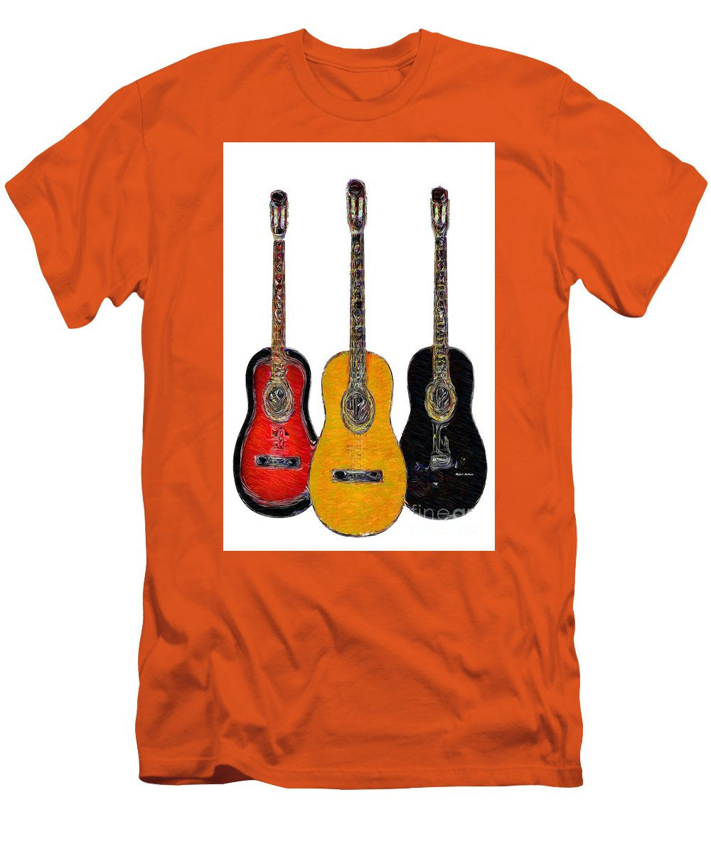 T-shirt pour homme (coupe ajustée) - Trio de guitares