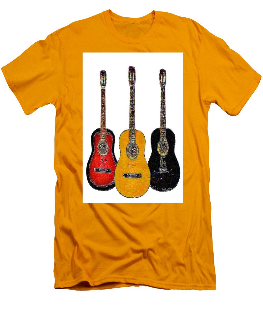 T-shirt pour homme (coupe ajustée) - Trio de guitares