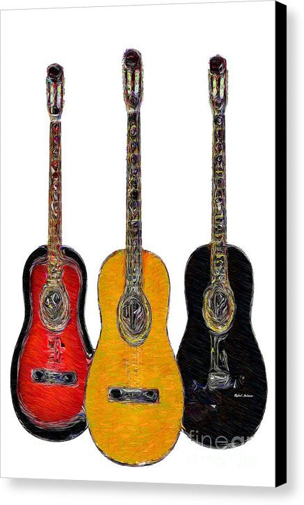 Impression sur toile - Trio de guitares