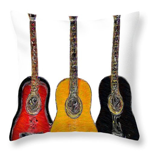 Coussin décoratif - Trio de guitares