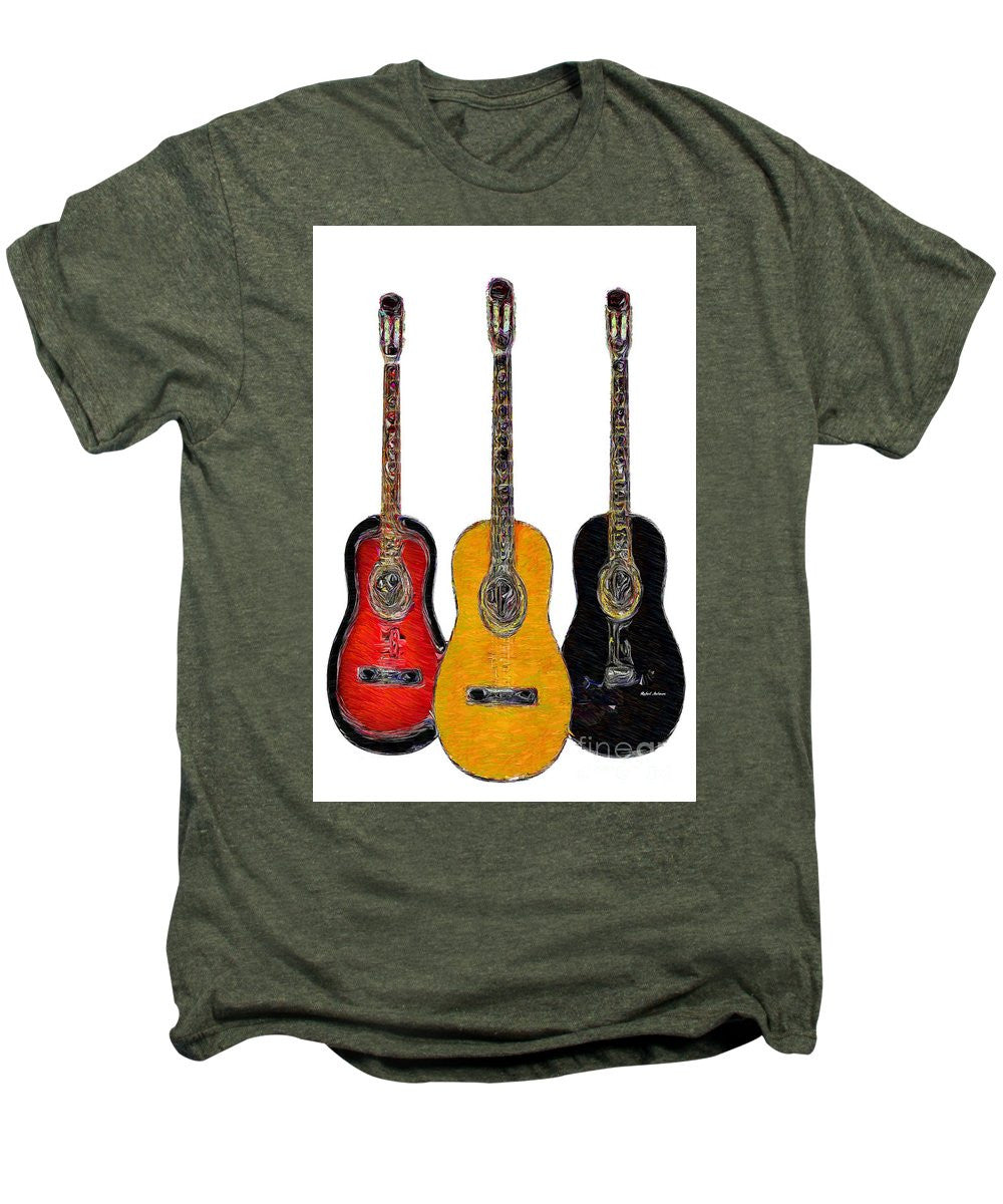 T-shirt Premium pour homme - Trio de guitares