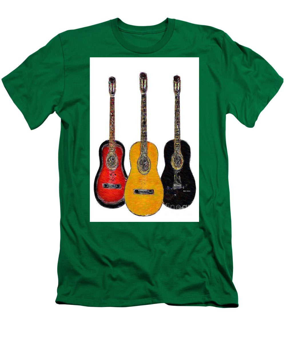 T-shirt pour homme (coupe ajustée) - Trio de guitares