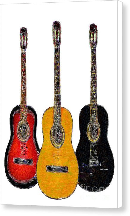 Impression sur toile - Trio de guitares