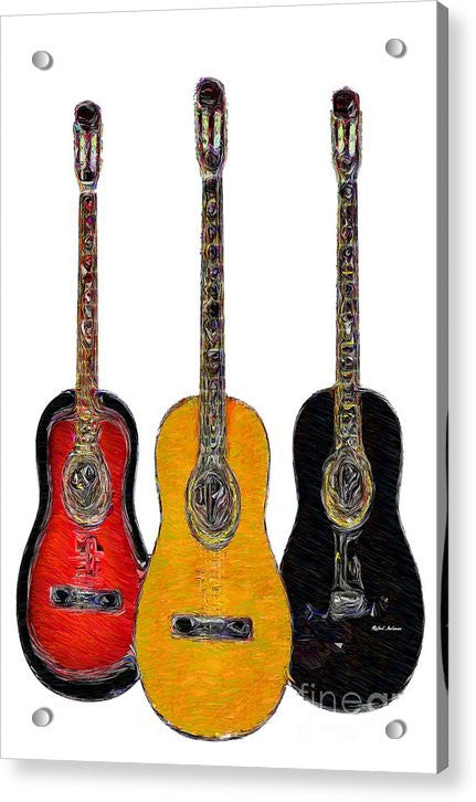 Acrylic Print - Guitar Trio