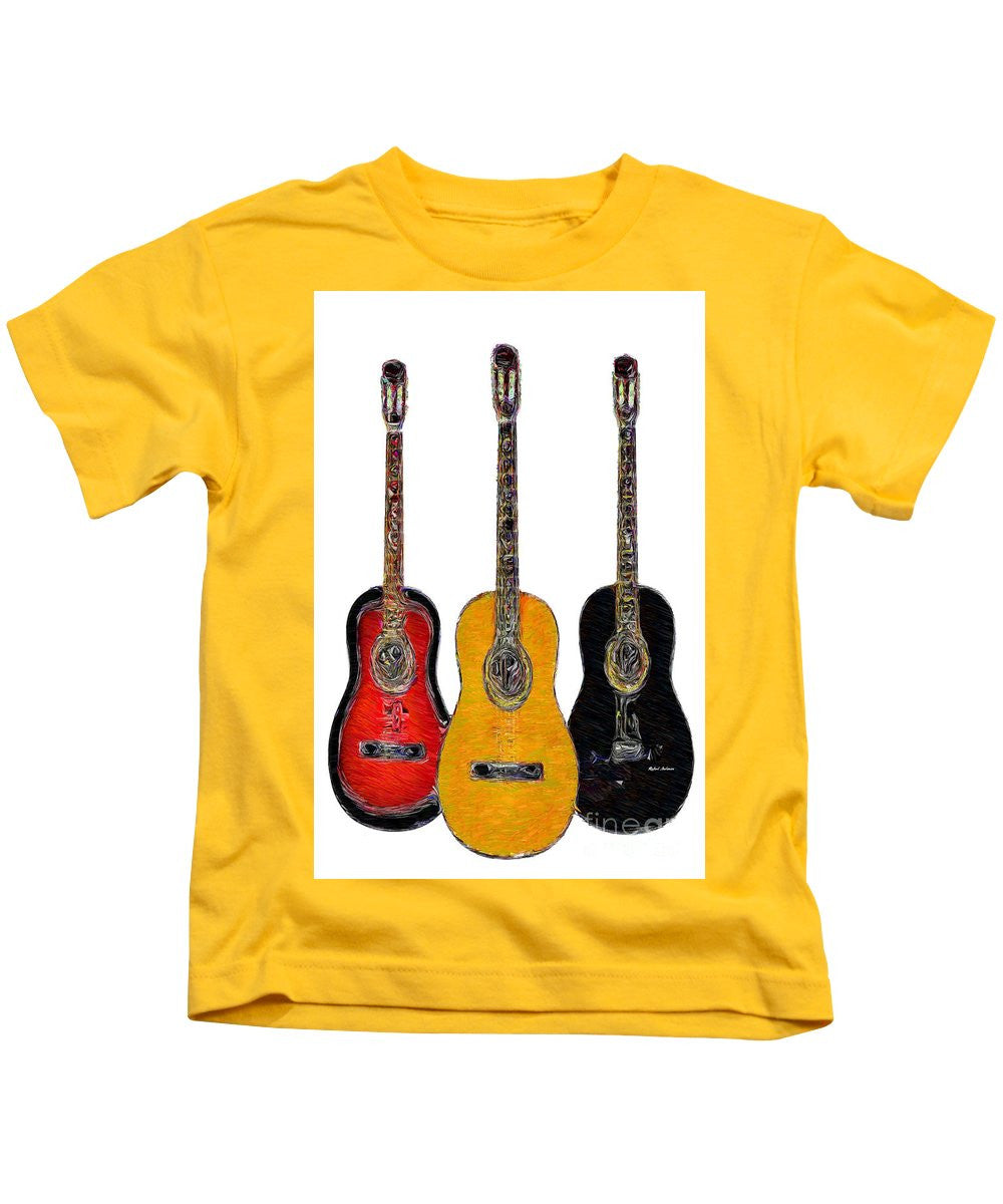 T-shirt pour enfant - Trio de guitares