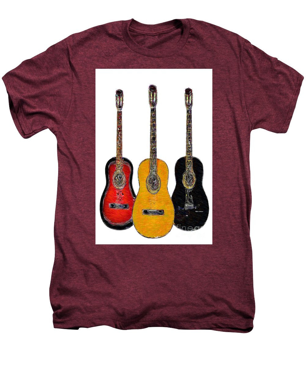 T-shirt Premium pour homme - Trio de guitares