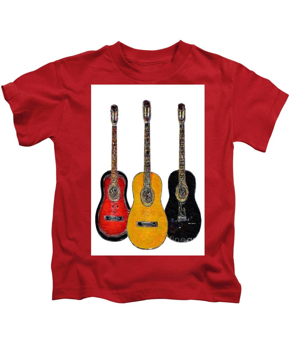 T-shirt pour enfant - Trio de guitares