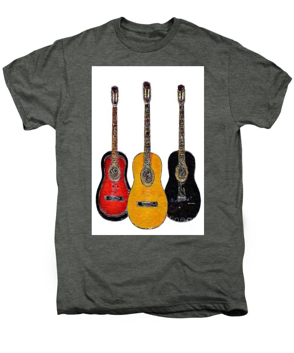 T-shirt Premium pour homme - Trio de guitares