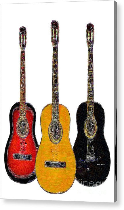 Acrylic Print - Guitar Trio