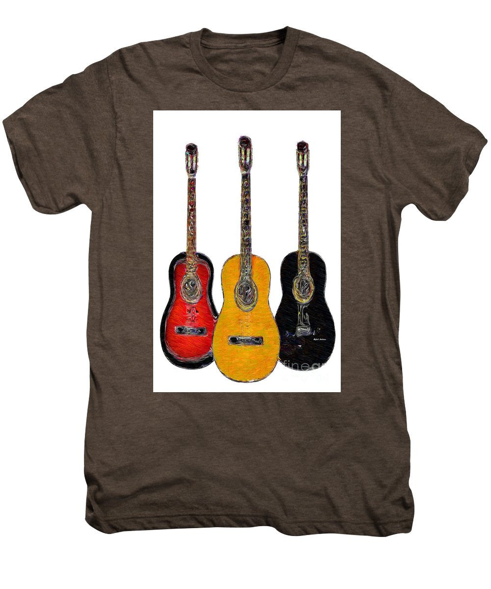 T-shirt Premium pour homme - Trio de guitares