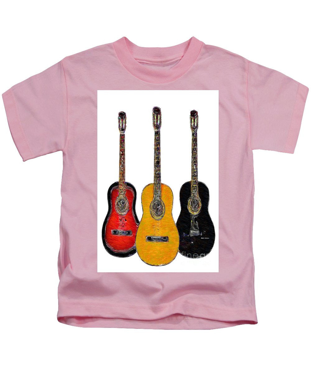 T-shirt pour enfant - Trio de guitares