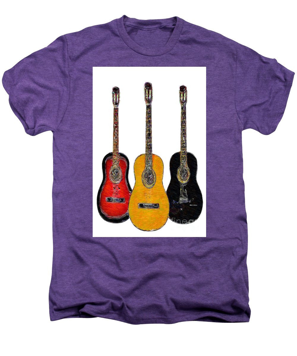 T-shirt Premium pour homme - Trio de guitares