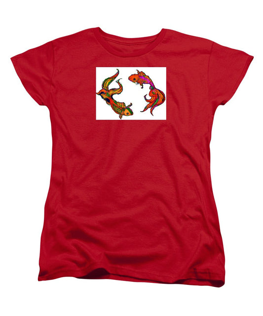 Women's T-Shirt (Standard Cut) - Happiness. Pet Series