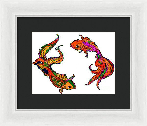 Framed Print - Happiness. Pet Series