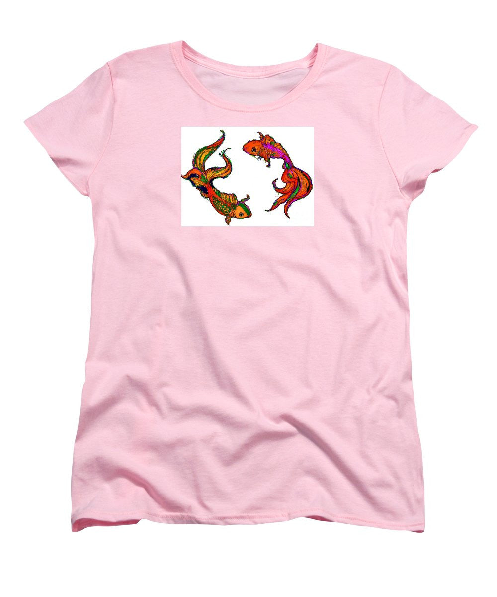 Women's T-Shirt (Standard Cut) - Happiness. Pet Series