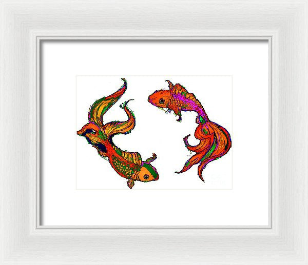 Framed Print - Happiness. Pet Series