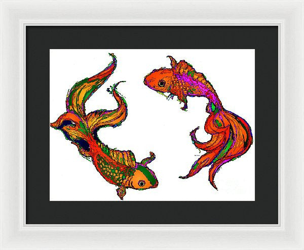 Framed Print - Happiness. Pet Series