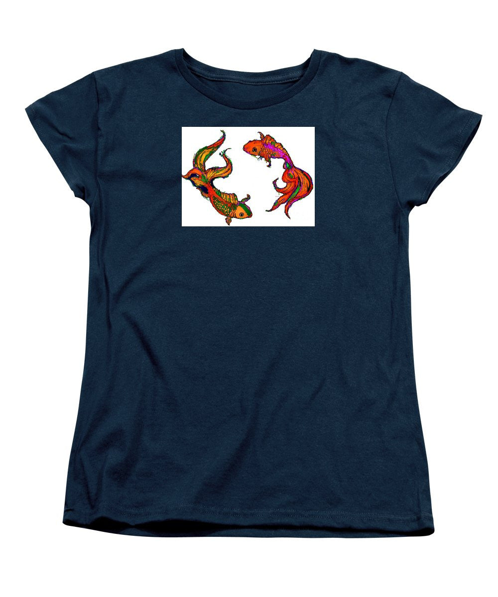 Women's T-Shirt (Standard Cut) - Happiness. Pet Series