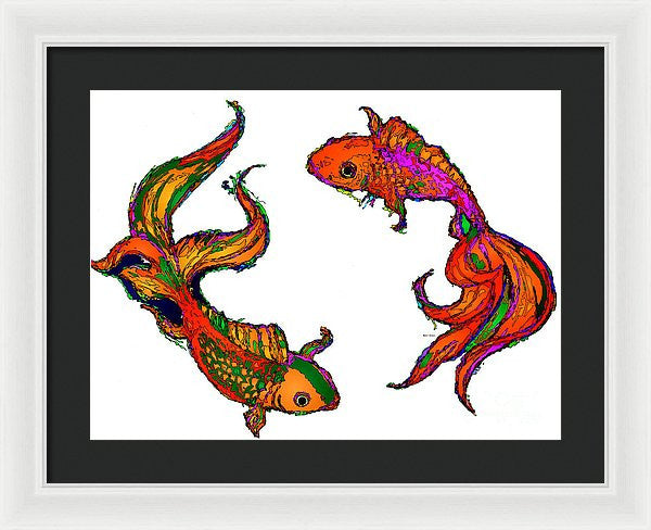 Framed Print - Happiness. Pet Series