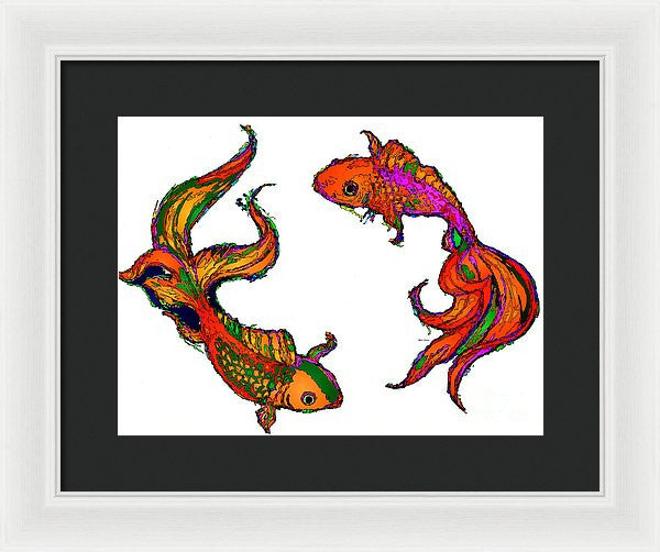 Framed Print - Happiness. Pet Series