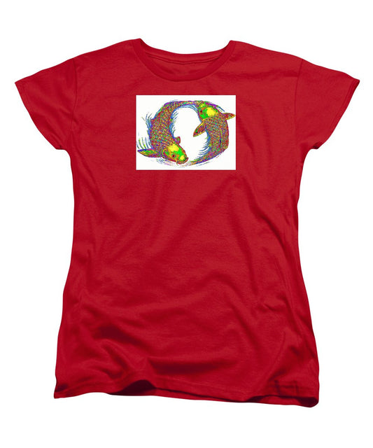 Women's T-Shirt (Standard Cut) - Happy Home. Pet Series