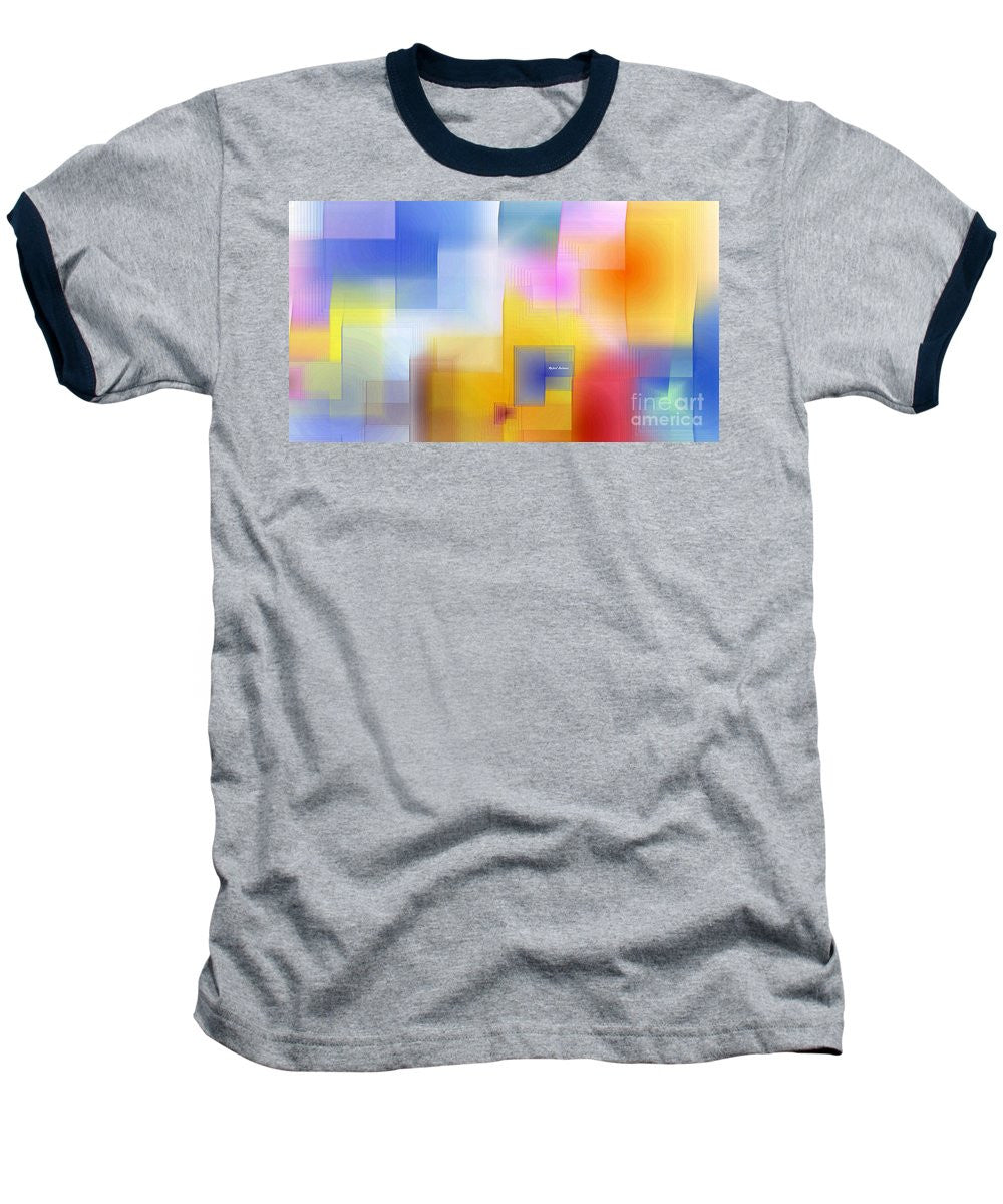 Baseball T-Shirt - Happy Pattern