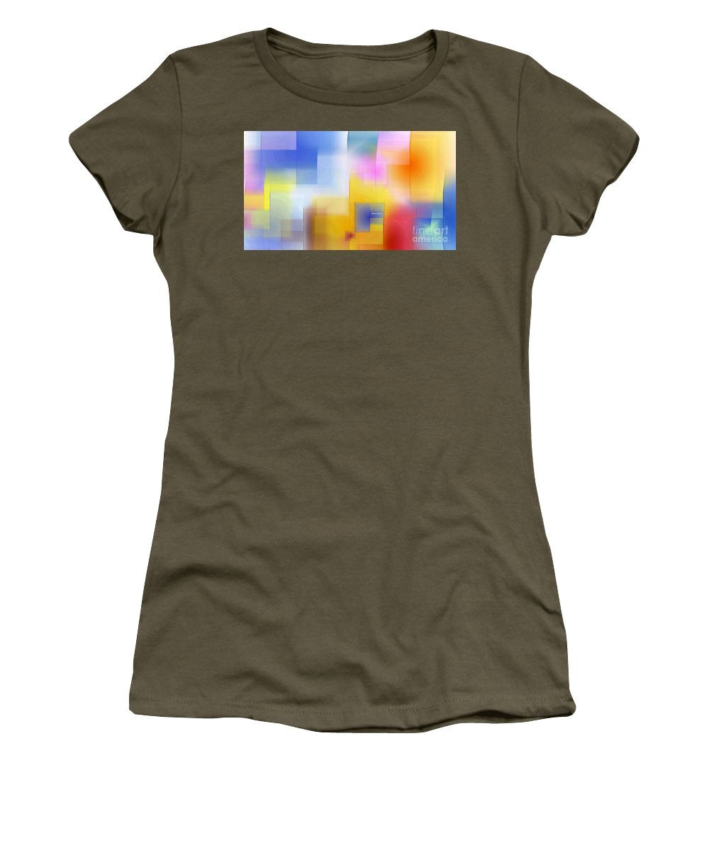 Women's T-Shirt (Junior Cut) - Happy Pattern