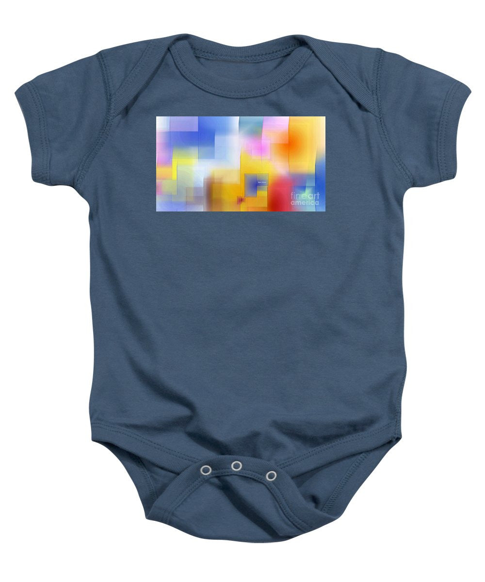 Baby Onesie - Happy Pattern